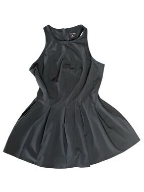 CALVIN KLEIN PERFORMANCE Quick-Dry Peplum Active Tank Top Black Size XS